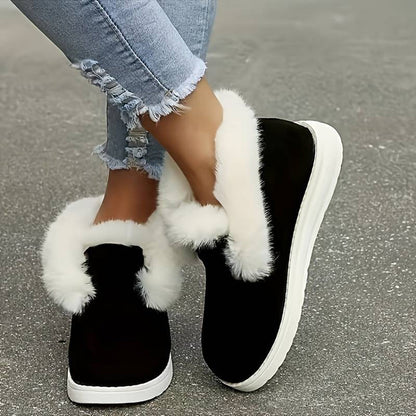 Lancy - Cosy Fluffy Sneakers for Women