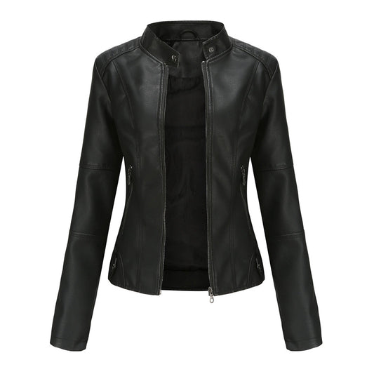 Veste en cuir intemporelle pour femmes