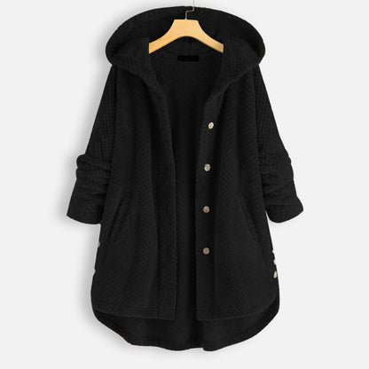 Cardigan à capuche pour femme pour l'hiver