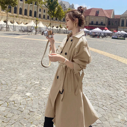 Yael - trench-coat tendance à double boutonnage