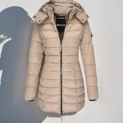 Manteau d'hiver à capuche pour femme - Carlis