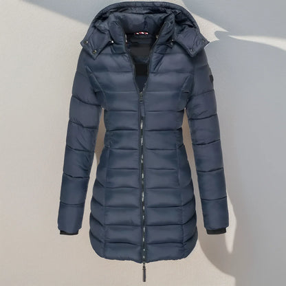 Manteau d'hiver à capuche pour femme - Carlis