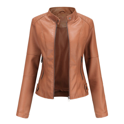 Veste en cuir intemporelle pour femmes