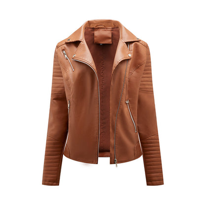 Veste en cuir élégante pour femme