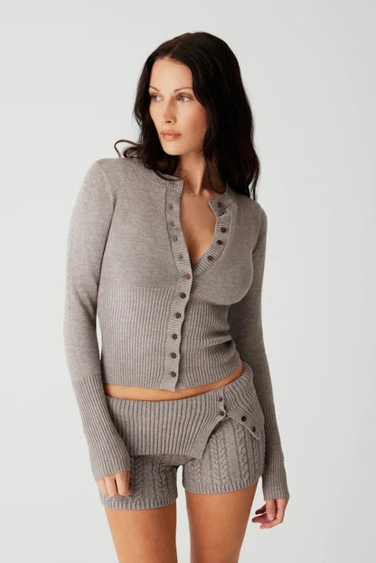 Veste en tricot polyvalente pour femmes