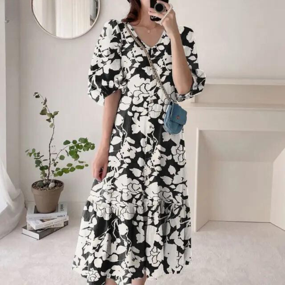 Hortense - Robe florale confortable