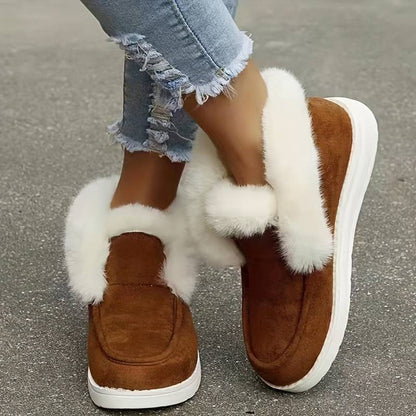 Lancy - Cosy Fluffy Sneakers for Women