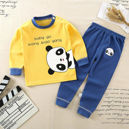 Heidi-Mode Nights Set de pyjama confortable Cartoonize pour enfants