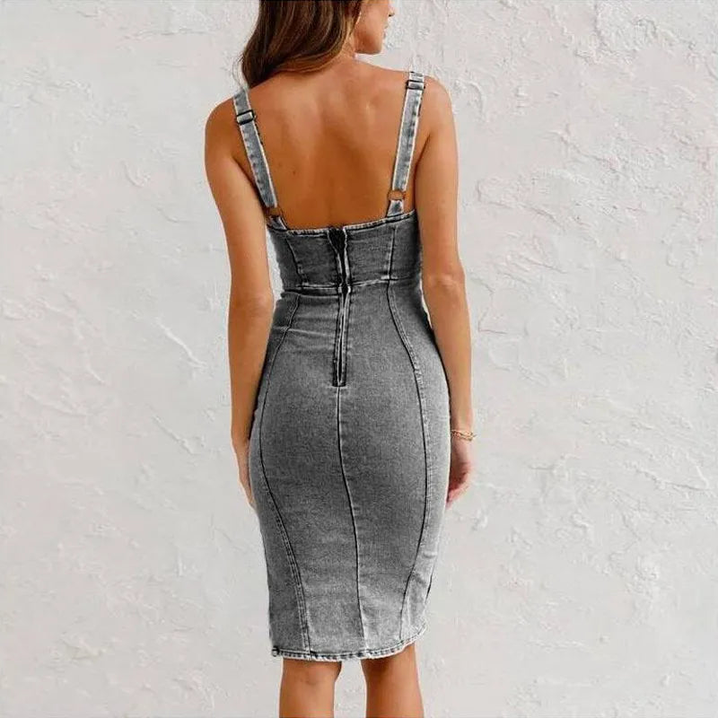 Elise - Robe en denim