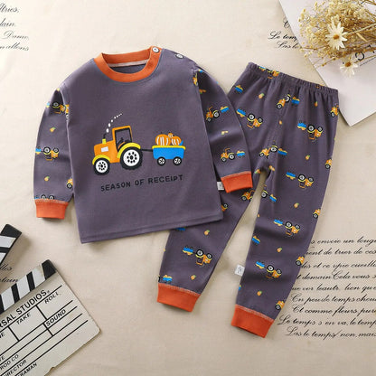 Heidi-Mode Nights Set de pyjama confortable Cartoonize pour enfants