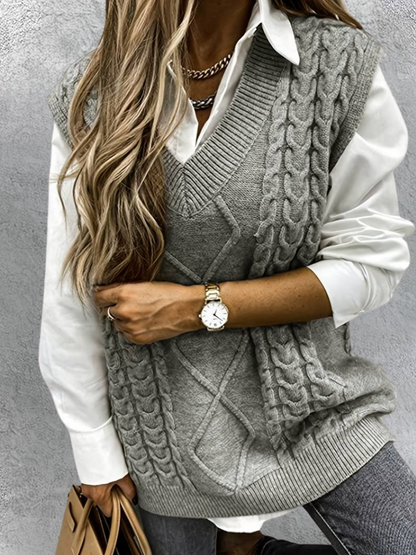 Gilet en maille douce - Evy