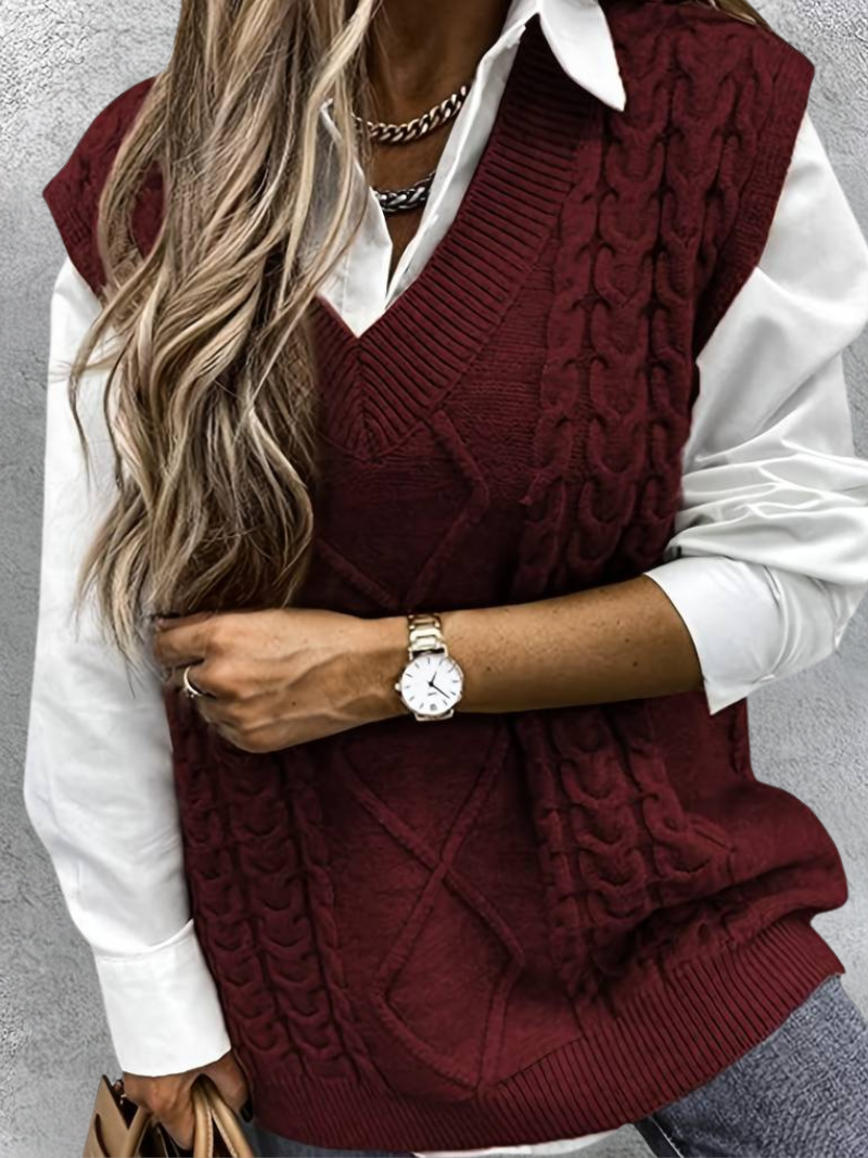 Gilet en maille douce - Evy