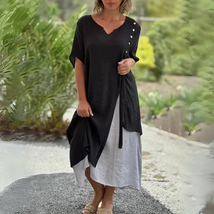 Elisa - Robe asymétrique décontractée