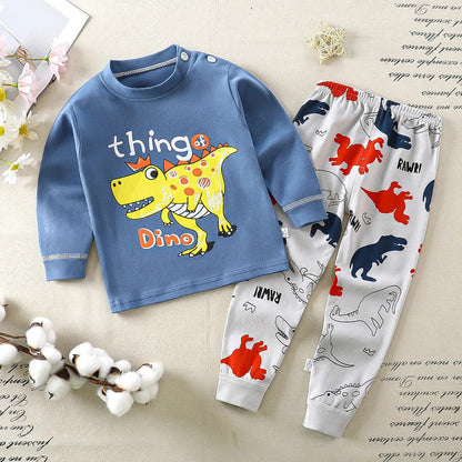 Heidi-Mode Nights Set de pyjama confortable Cartoonize pour enfants