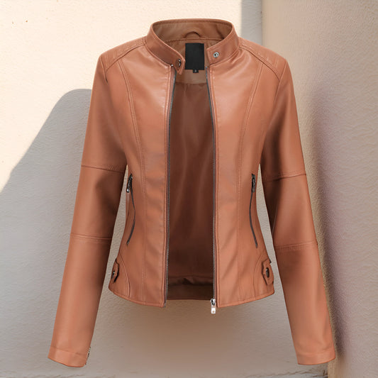 Veste en cuir stylée pour femmes - Grissel