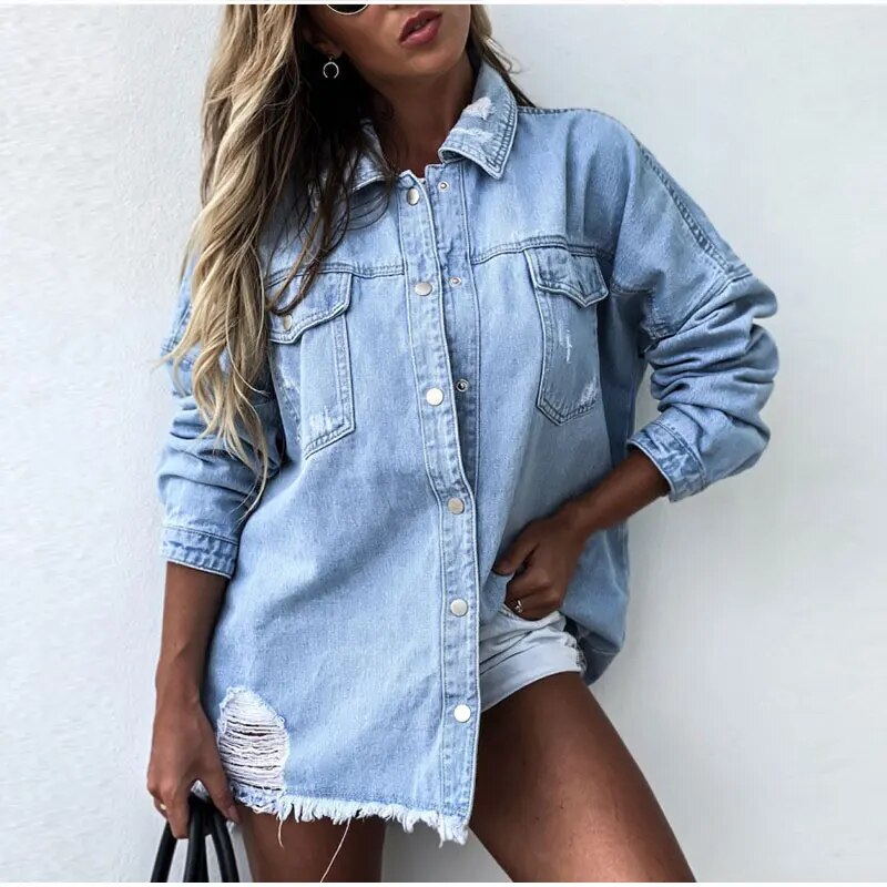 Veste en jean Rikka | Trendy & Fashionable