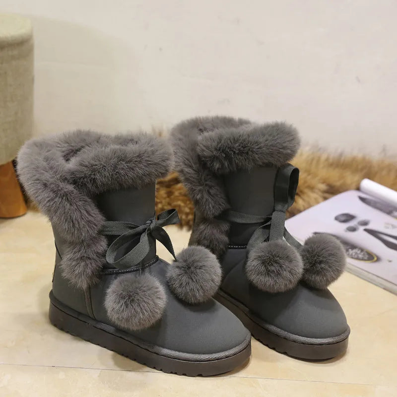 Ina - Bottes en fourrure chic pour femmes