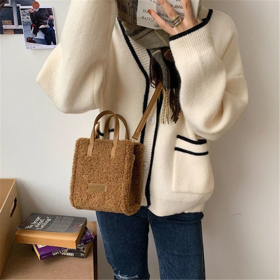 Sac à bandoulière Teddy | Parfait pour accompagner votre manteau Teddy