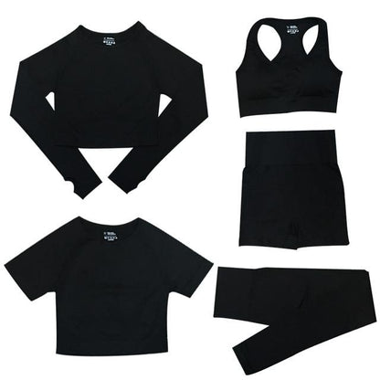 delige Sport Set | Tops et leggings de sport pour femmes avec taille haute