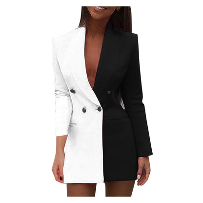 Fleur | Robe blazer bicolore