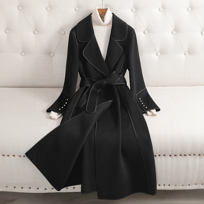 TRENCH-COAT EN LAINE MÉRINOS DE LILIAN-THOURAM