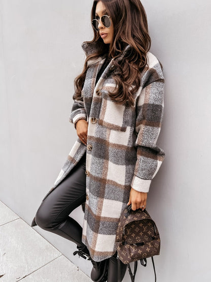 Raisha Plaid Jacket | Casual, retro & fashionable