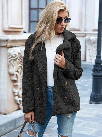 Manteau épais et chaud en peluche - Hailey