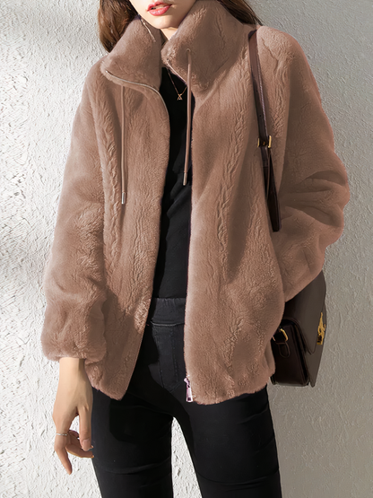 Veste de luxe en peluche - Helen