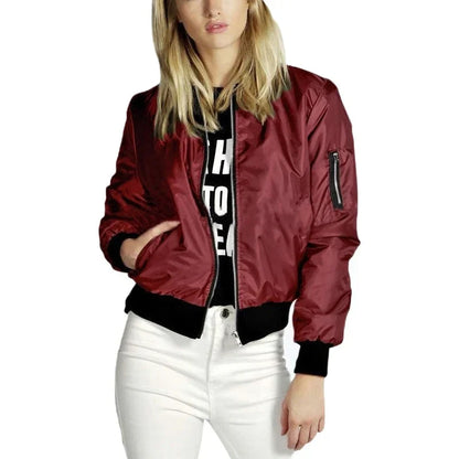 Veste bomber slim fit pour femme - Hertha