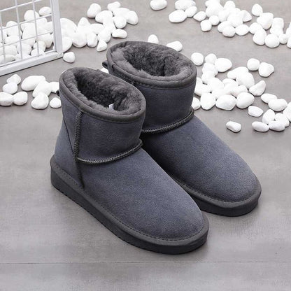 Seren - bottes de neige en cuir véritable