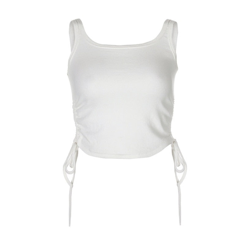 Vardi Dante™ Mimi Sleeveless cropped top | Un top court et élégant