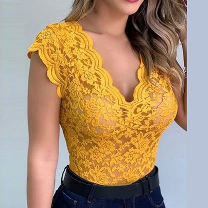 Vardi Dante™ Kyra Lace Top | A Sexy & Elegant Top for Ladies