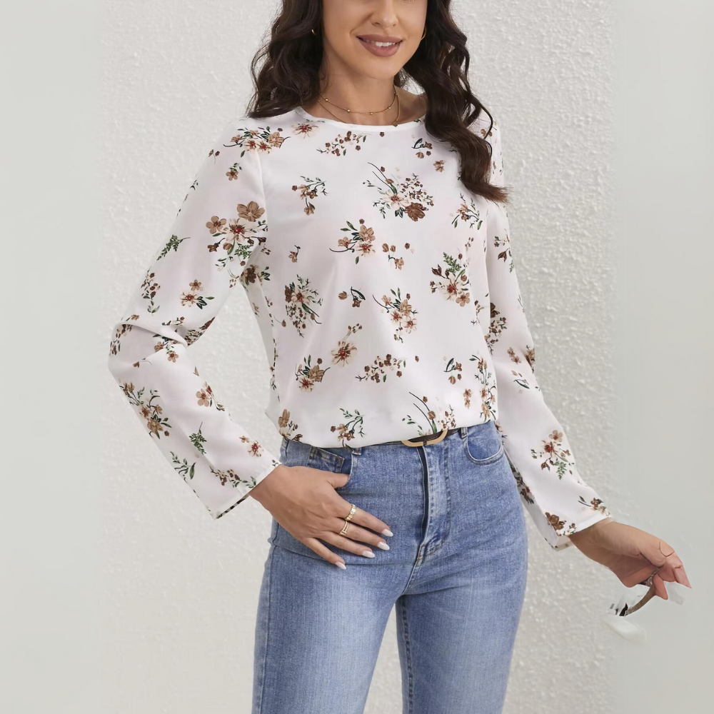 Isolde - Blouse florale décontractée