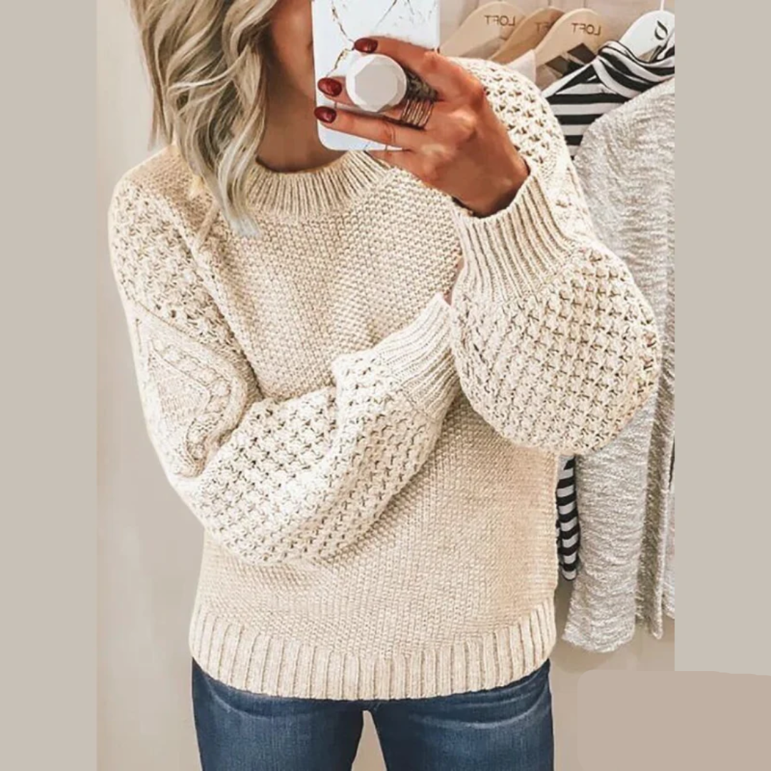 Pull tricoté pour femmes, chaud et élégant