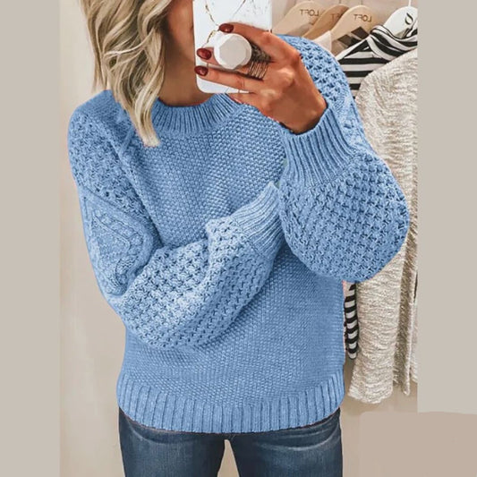 Pull tricoté pour femmes, chaud et élégant