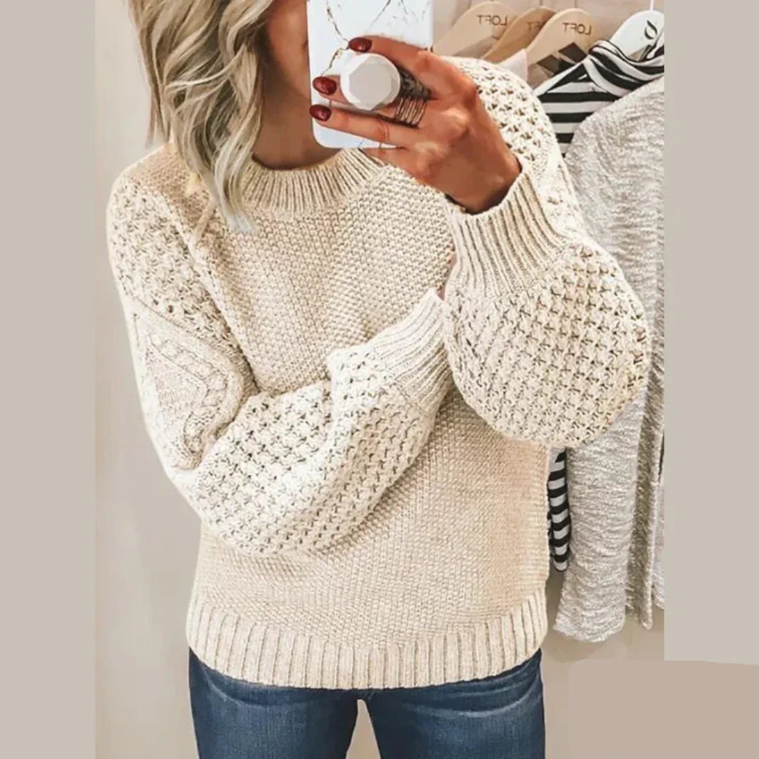 Un pull tricoté polyvalent pour toutes les saisons