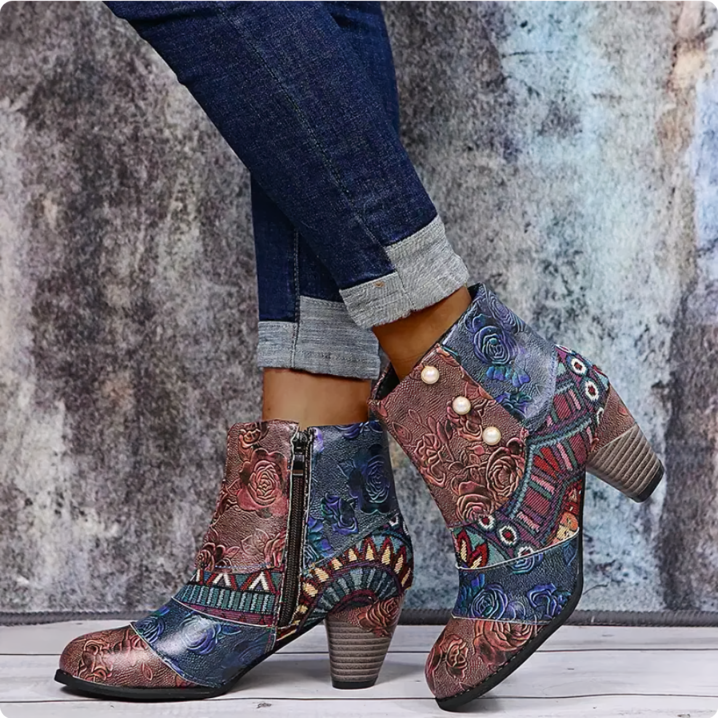 Lorrie - Bottes rétro imperméables pour femmes