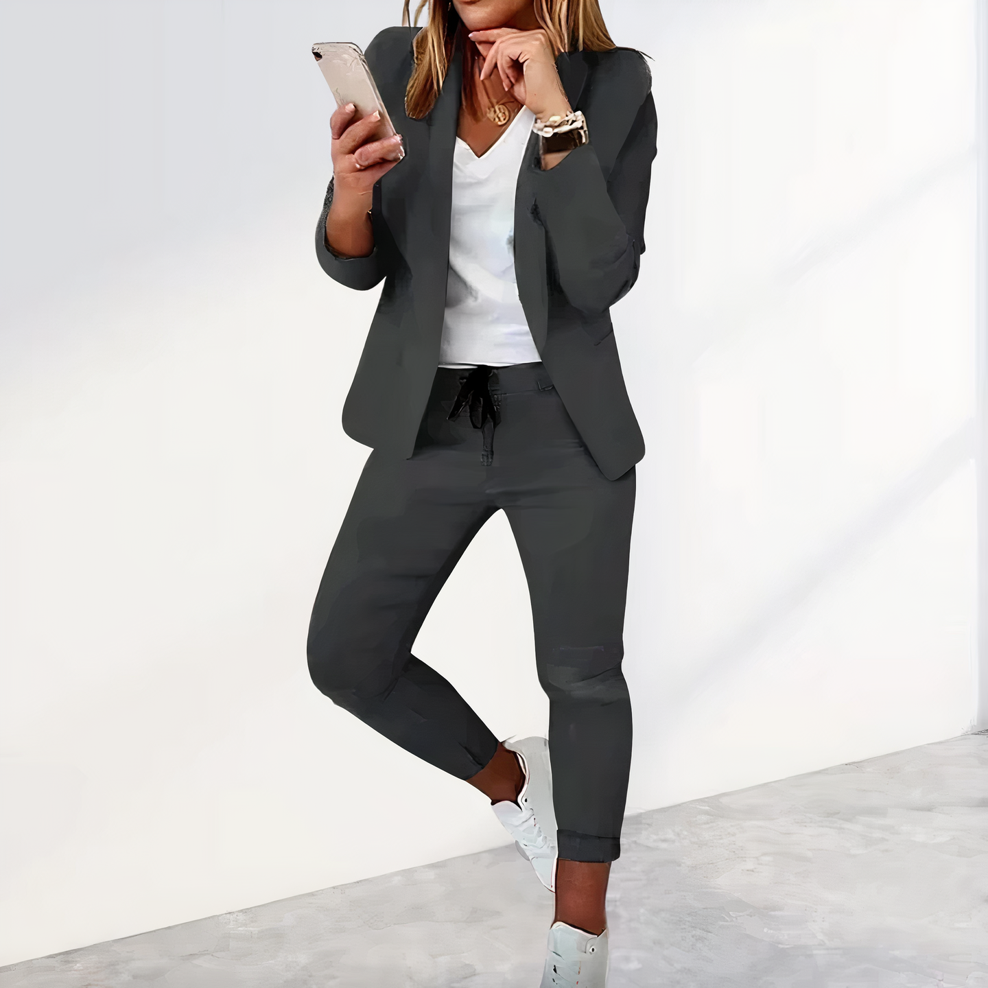 Ensemble blazer et pantalon pour femme - Lucy