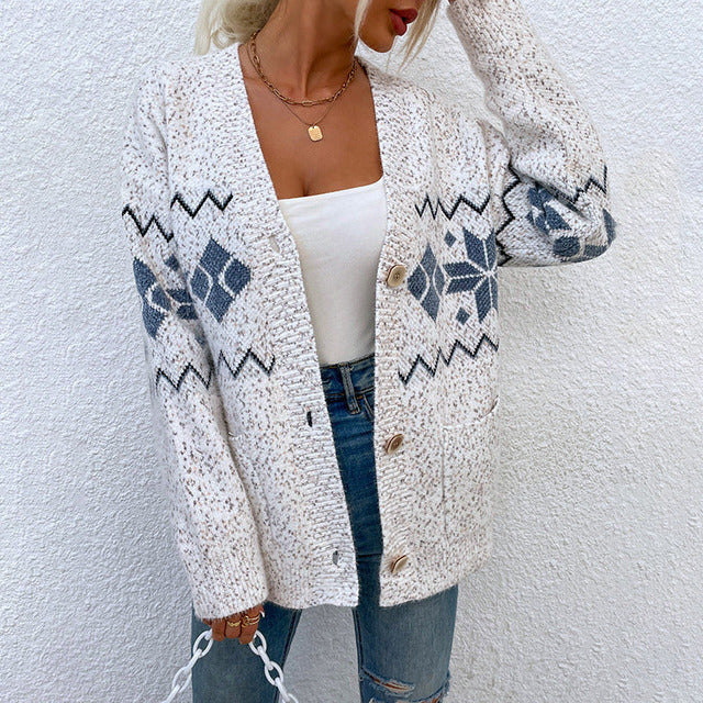 Zitaran | Cardigan chaud pour femmes | Manches longues