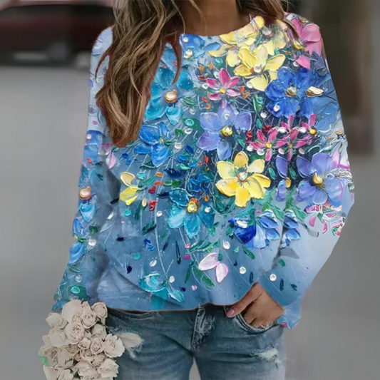 Lummi - Casual Floral Long Sleeve