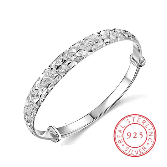 Bracelet en argent en forme d'étoile