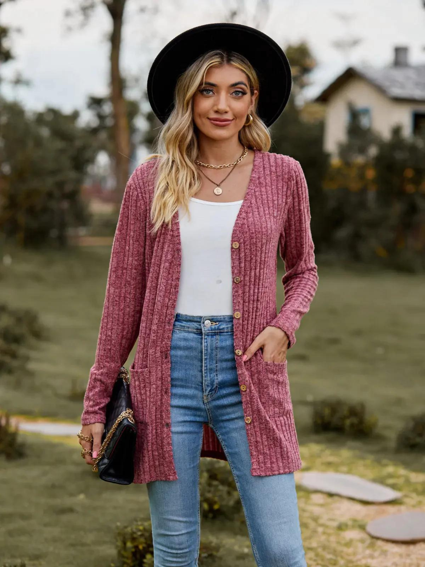 Pit Stripe Cardigan - Maren