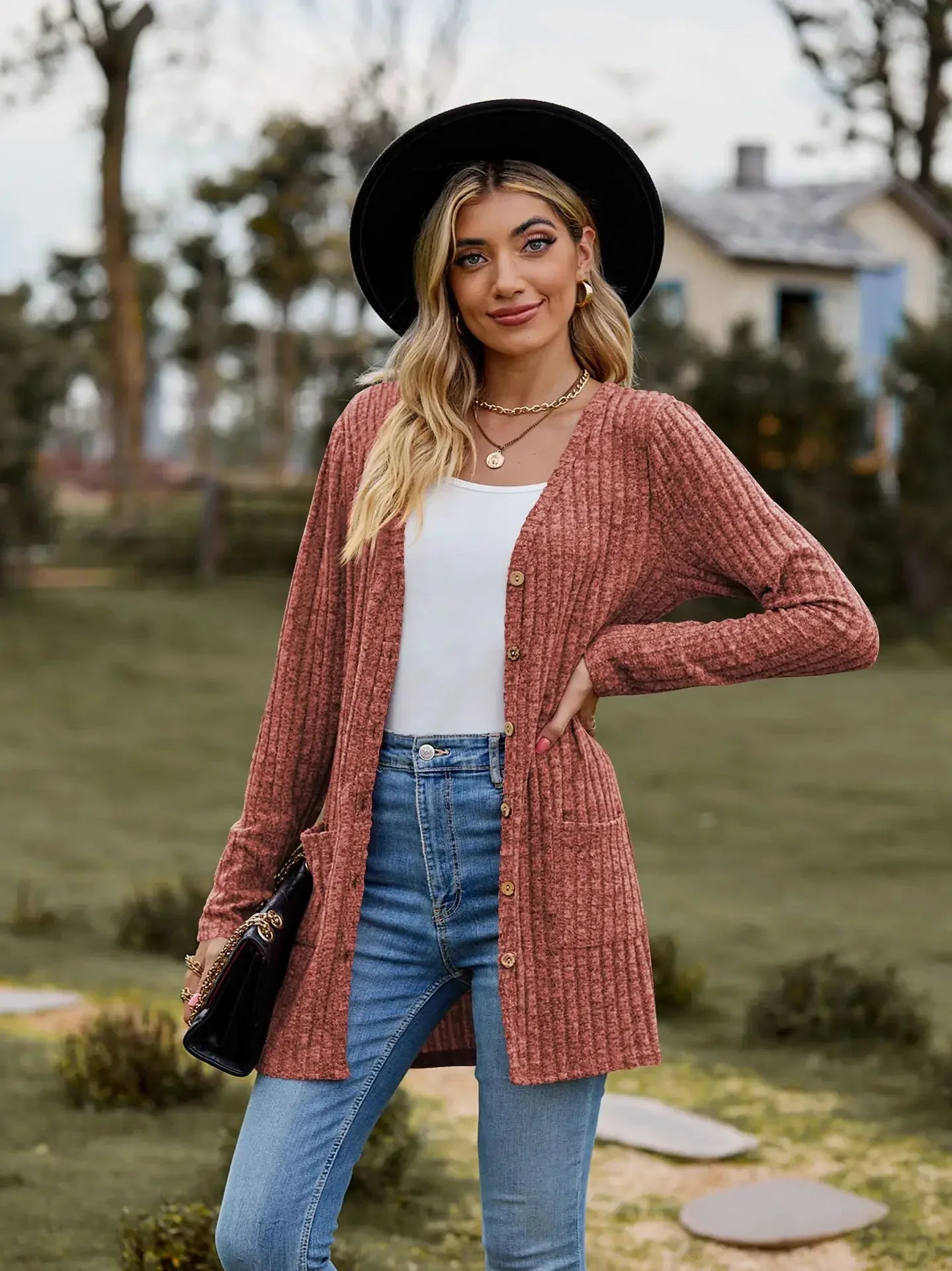 Pit Stripe Cardigan - Maren