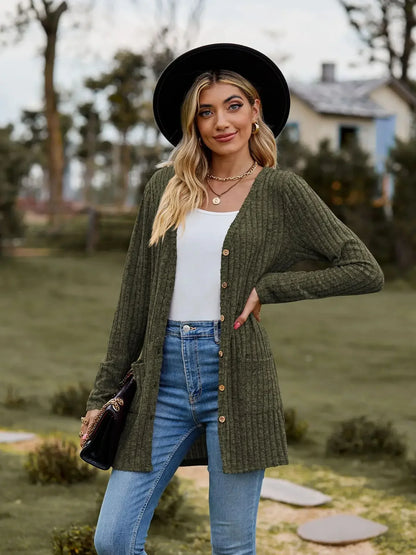 Pit Stripe Cardigan - Maren