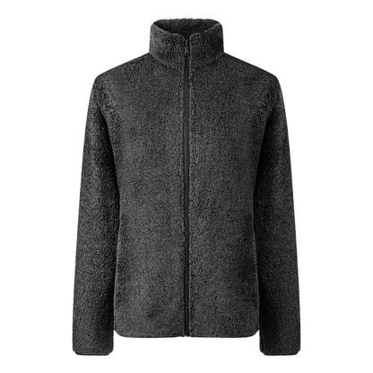 Veste zippée en peluche avec coupe confort - Maud