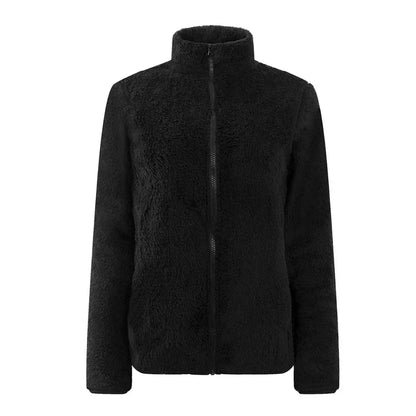 Veste zippée en peluche avec coupe confort - Maud