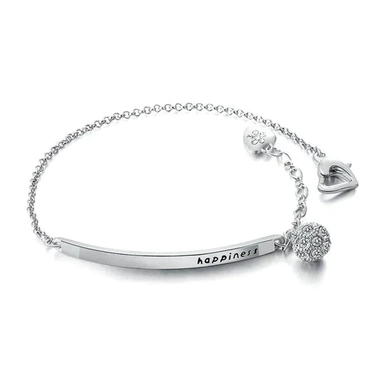 Bracelet porte-bonheur en argent