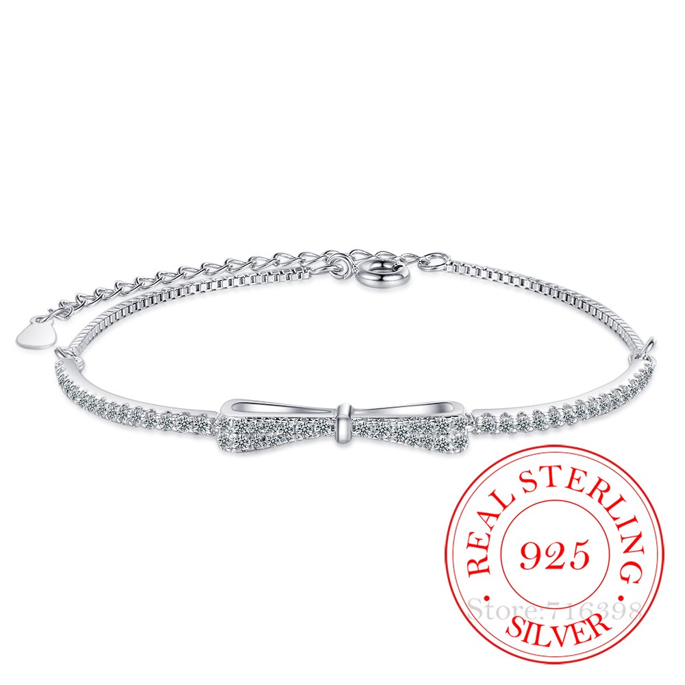 Bracelet Tennis en argent avec Zirconia | Radieux et subtil