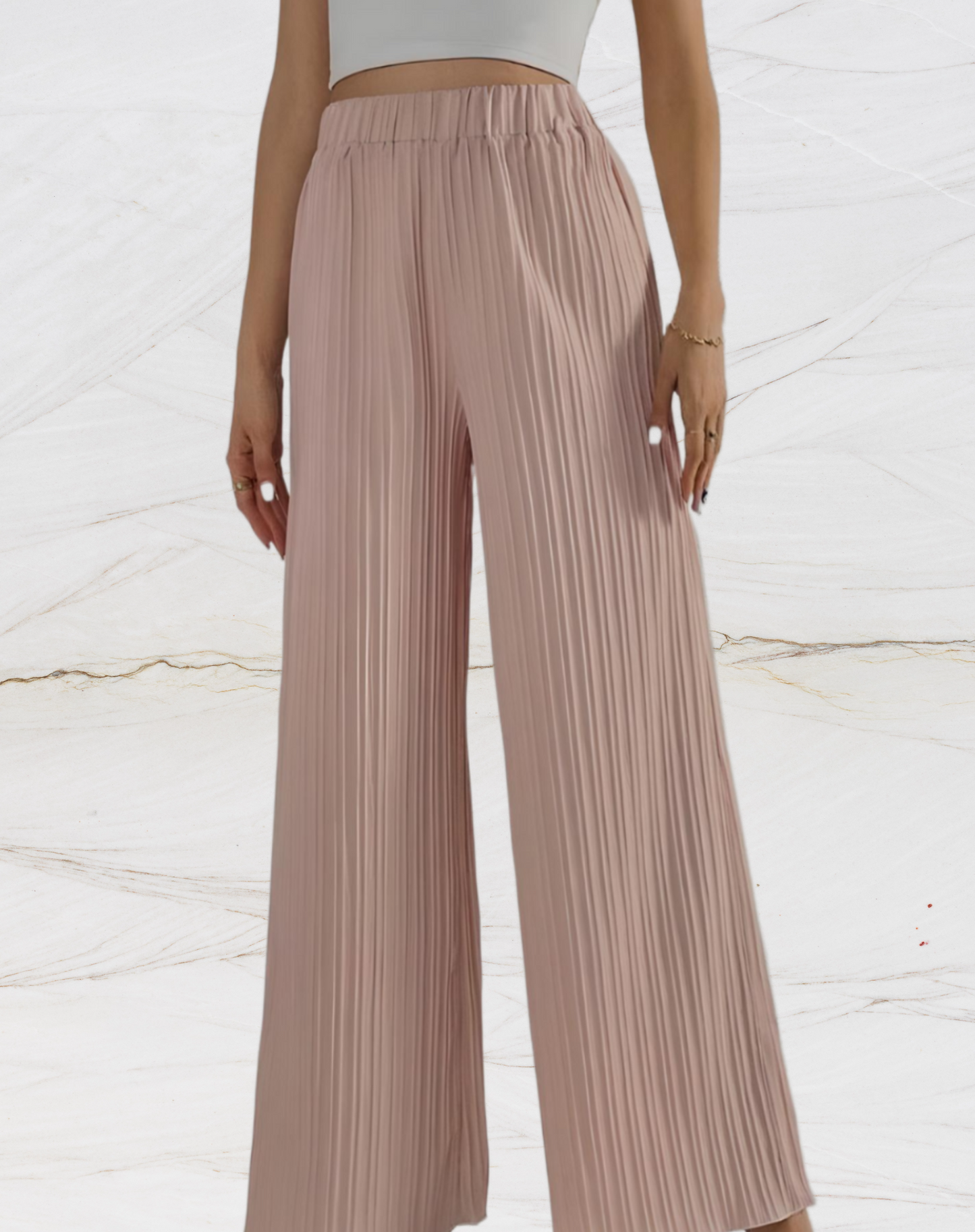 Chloé - Pantalon large avec doublure horizontale