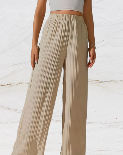 Chloé - Pantalon large avec doublure horizontale